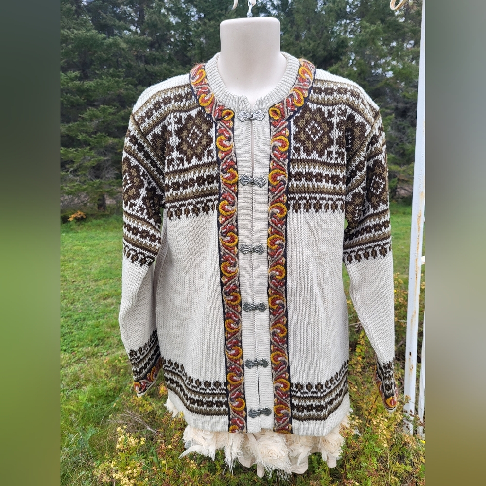 "Vintage Nordic" BAYARD Pattern Cardigan